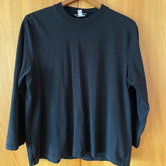 Frank And Oak 3/4 Sleeve Boxy T-Shirt Sz M - Picture 1 of 3